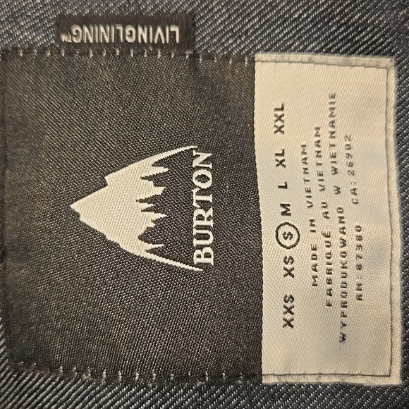 BURTON HAZEL LIVING LINING THERMOLITE FAUX FUR HOOD JACKET. SIZE SMALL. - Picture 3 of 16